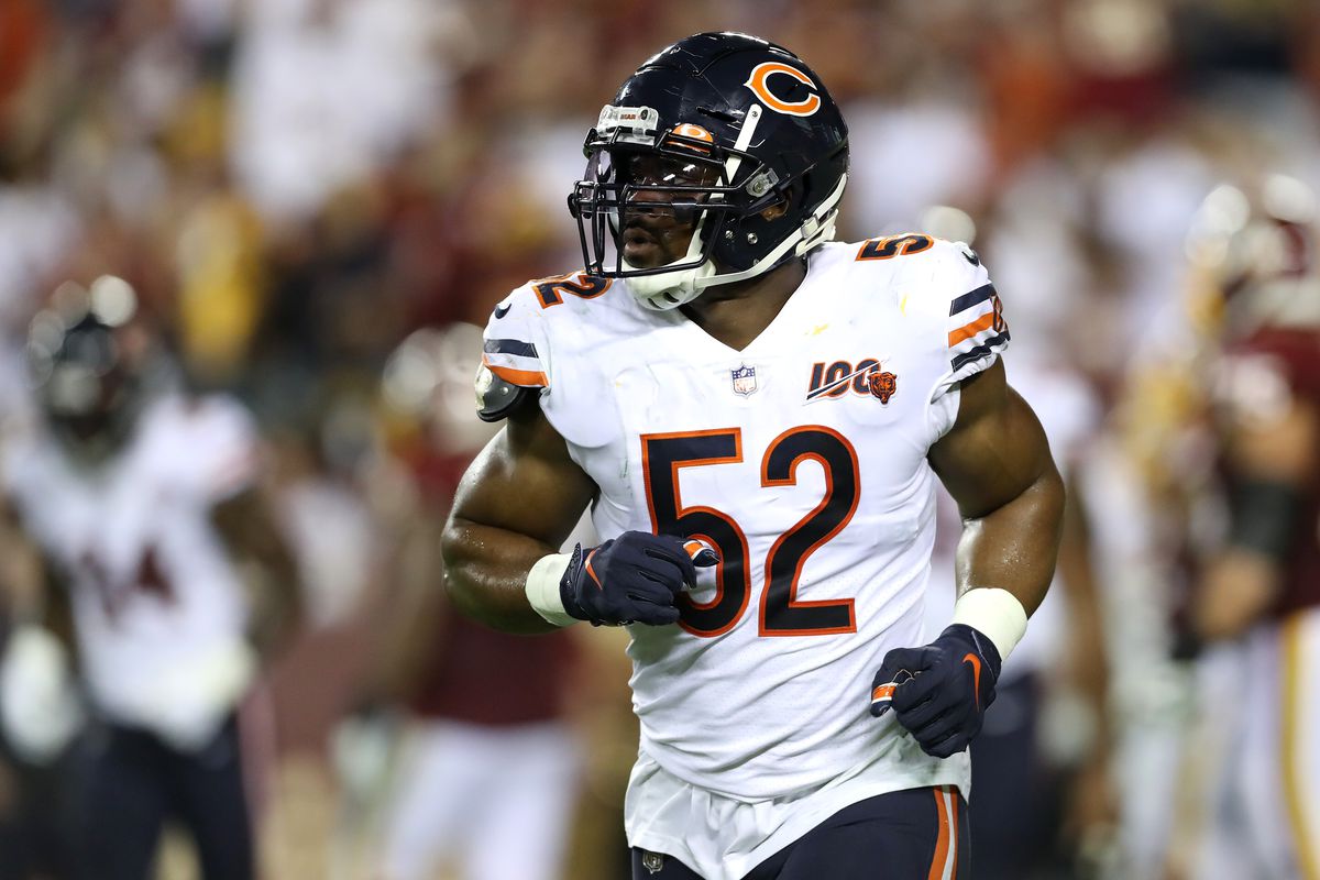 Bears outside linebacker Khalil Mack might be the most dominant defensive force in the NFL since Lawrence Taylor.