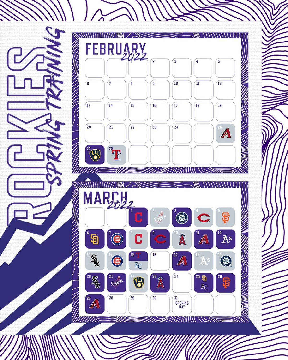 Spring Training Rockies announce Spring Training 20 Schedule ...