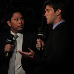 ONE FC 6 Behind the Scenes: Victor Cui and Jason Chambers Photo by Anton Tabuena