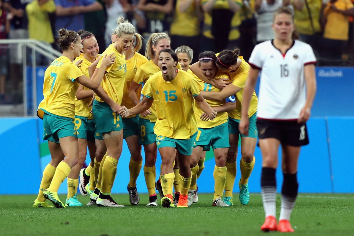 Germany v Australia: Women's Football - Olympics: Day 1