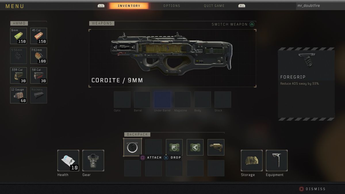 Call of Duty: Black Ops 4 Blackout Cordite