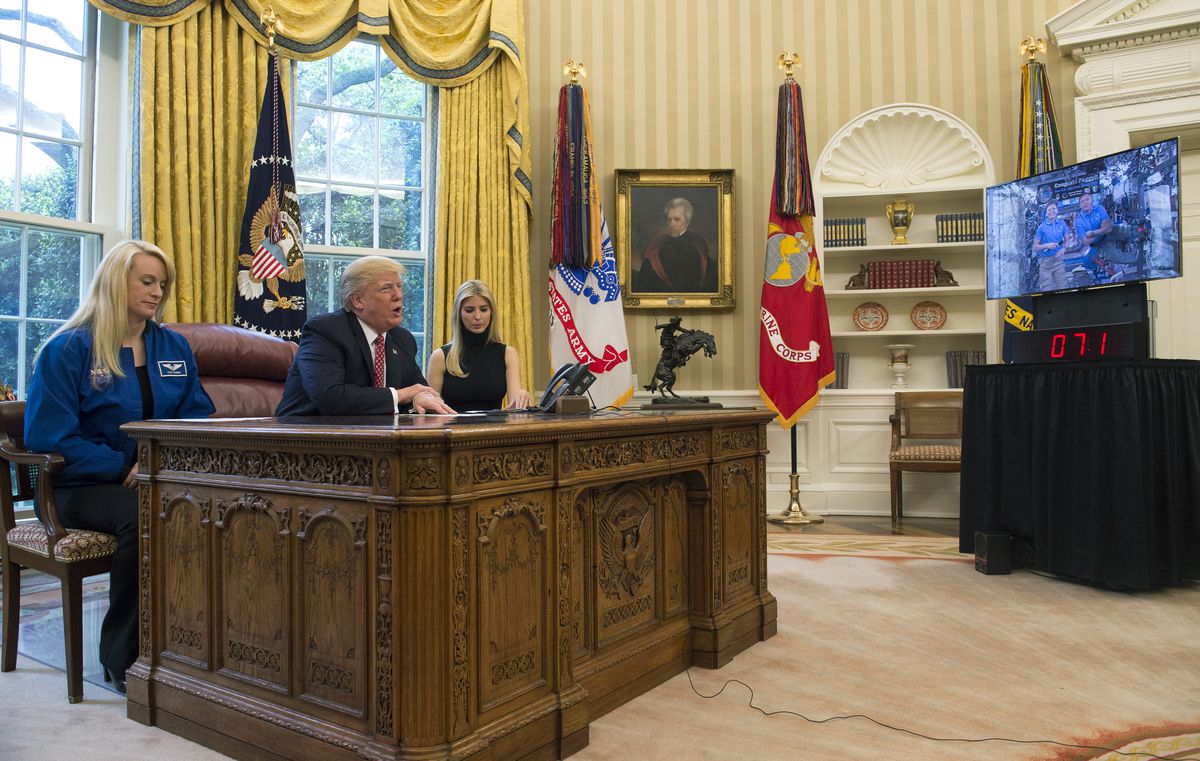 President Trump Hosts Video Conference with NASA Astronauts