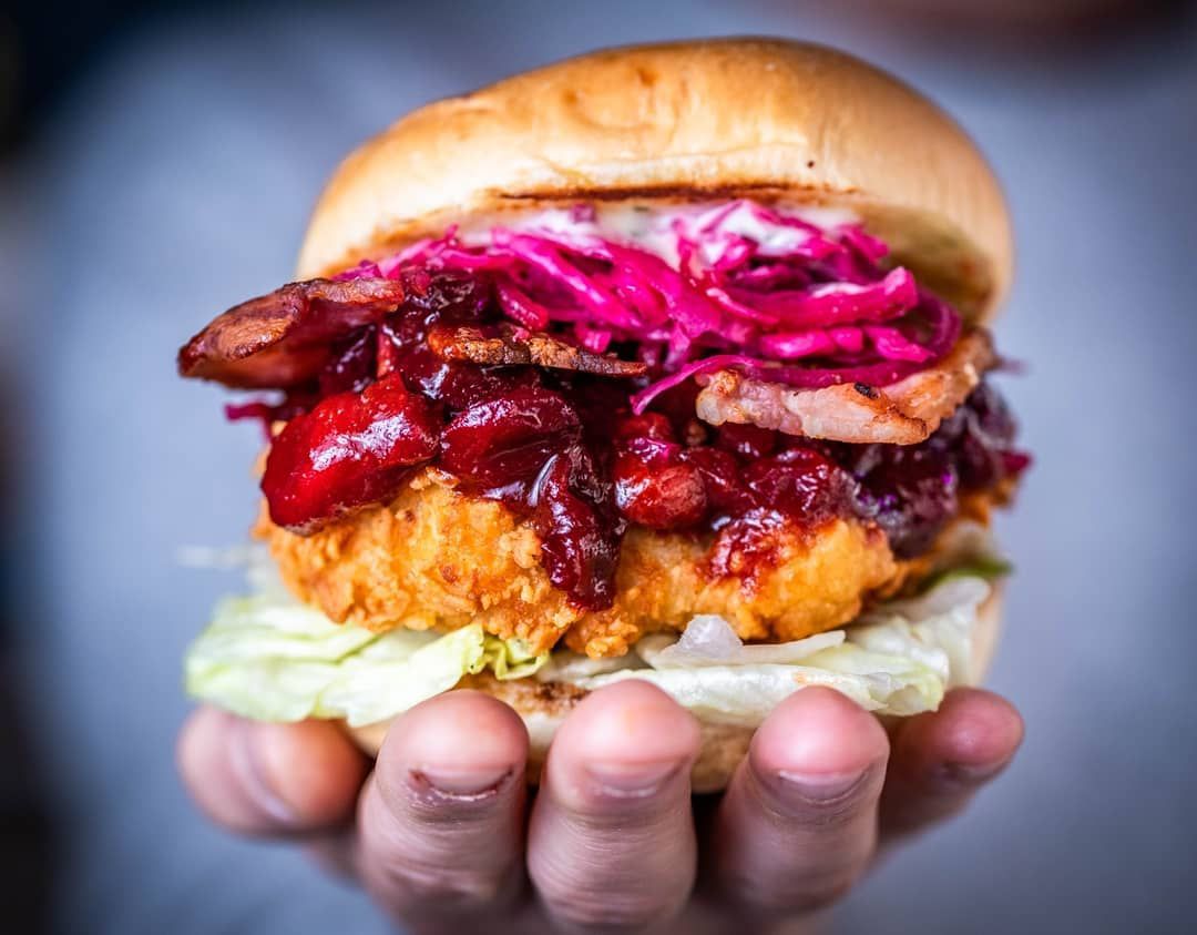 Chik’n’s Christmas burger is one of London’s best Christmas sandwiches