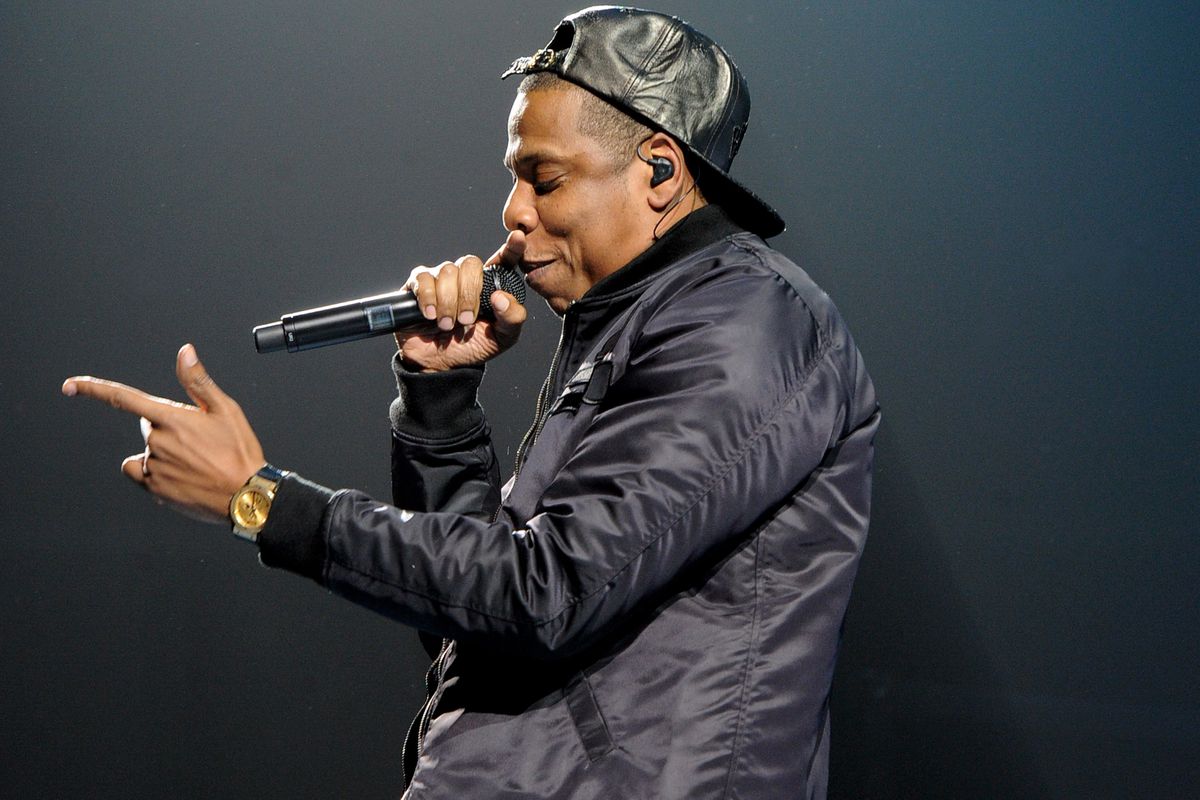 Jay-Z performs