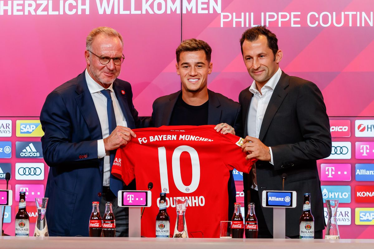 FC Bayern Muenchen Unveils New Signing Philippe Coutinho