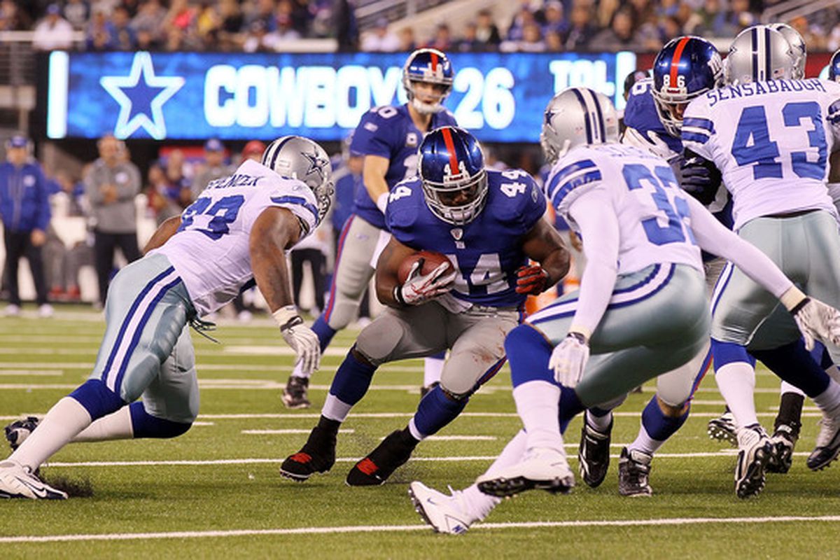 The Giants running on the Cowboys is actually something good for Dallas.