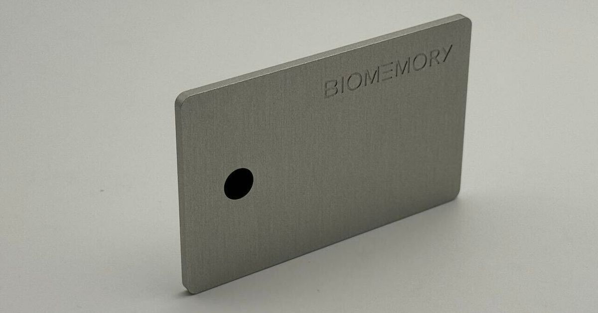 This $1,000 card can store a message in DNA