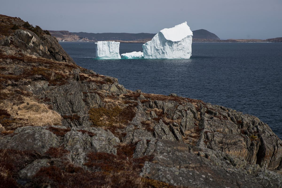 Icebergs Off Coast Of Canada’s Newfoundland Draw Tourists To Area