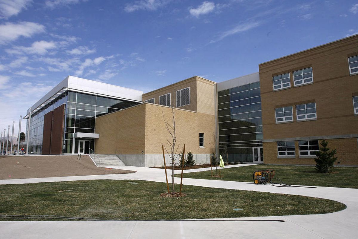 A portion of the new Olympus High School in Holladay, Tuesday, March 26, 2013.