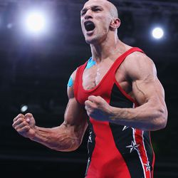 Egypt wrestler: Photo by Cameron Spencer/Getty Images