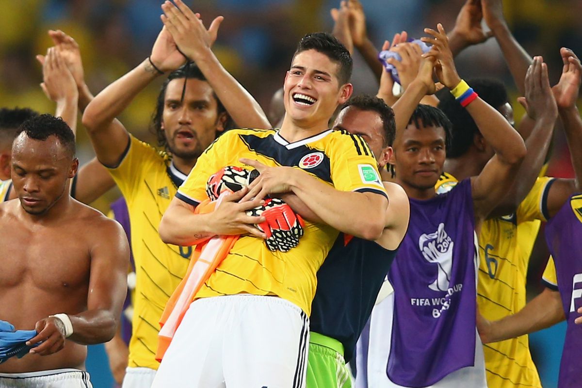 James Rodriguez leads everyone's darlings against the host Brazilians.