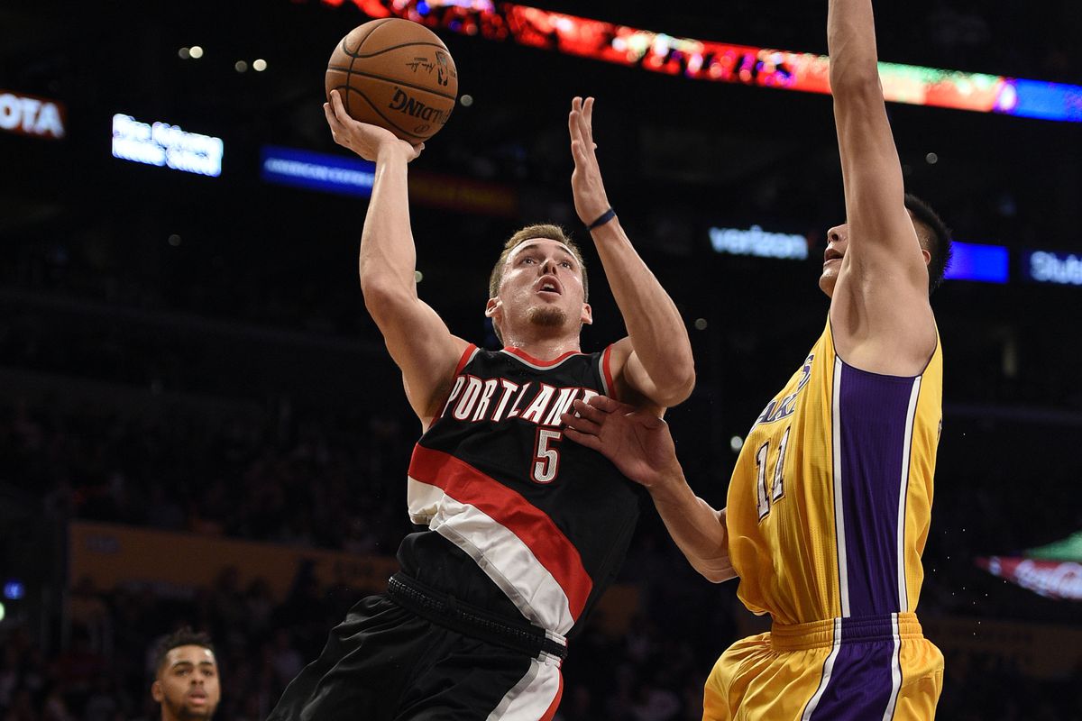 NBA: Preseason-Portland Trail Blazers at Los Angeles Lakers