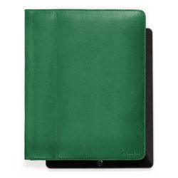 <a href="http://www.coach.com/online/handbags/ProductDetailWrapperView?storeId=10551&catalogId=10051&langId=-1&partNumber=61223_eme&cid=D_B_RAC_2957">Bleecker Leather iPad Case</a> in emerald, $198