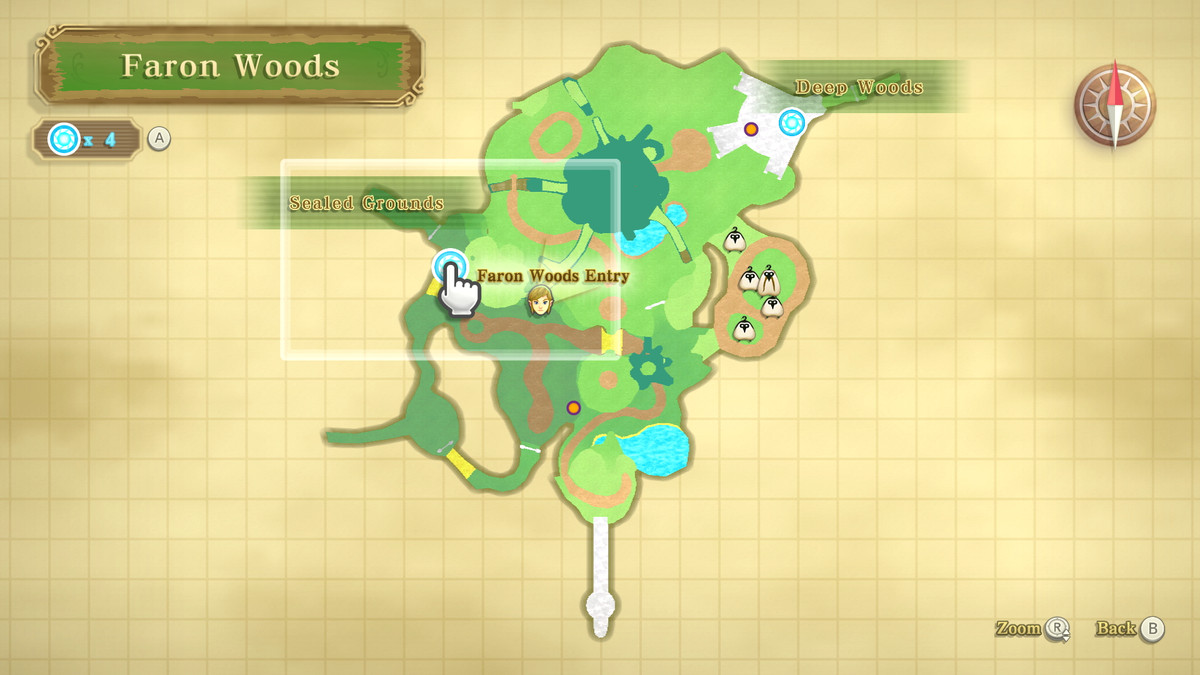 A Piece of Heart location in The Legend of Zelda: Skyward Sword HD