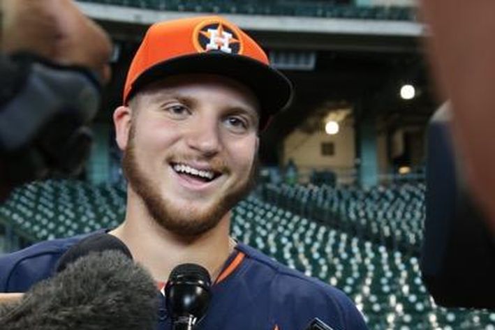 Reed after being signing with the Astros. - @MiLB_PR