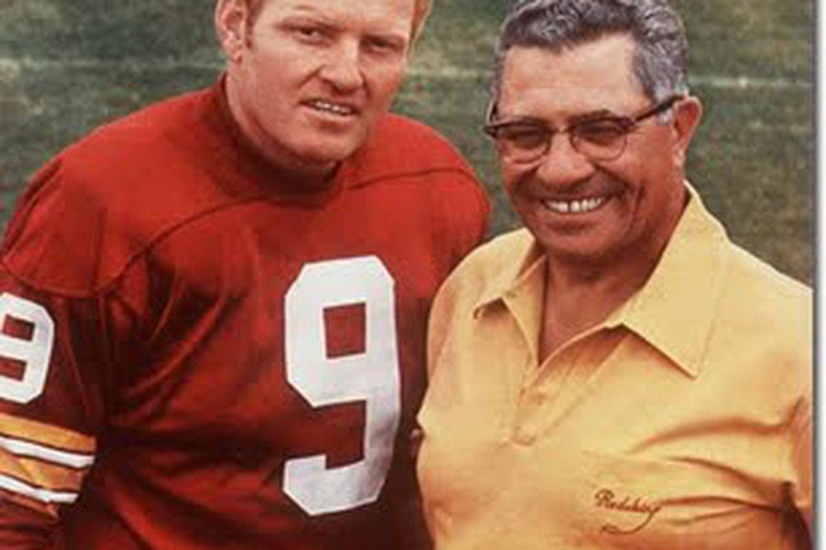 What's a Redskins/Packers preview without a picture of Vince Lombardi in Redskins gear??