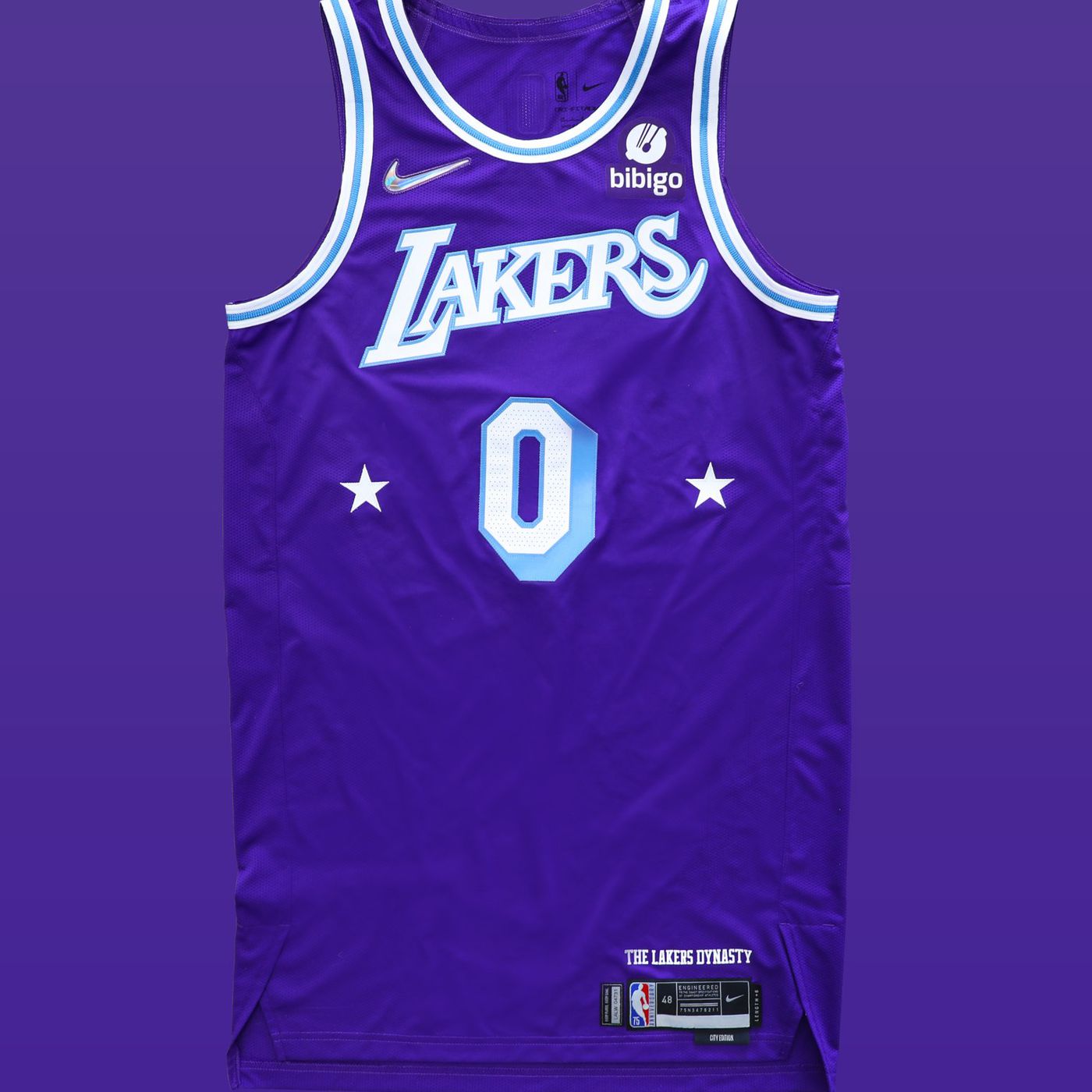 Lakers unveil awesome City Edition jerseys for NBA's 75th anniversary -  Silver Screen and Roll