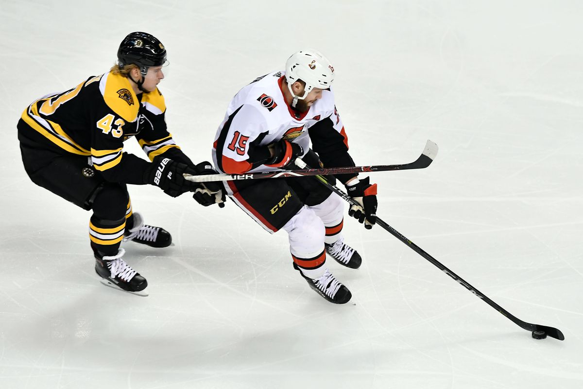 NHL: Ottawa Senators at Boston Bruins