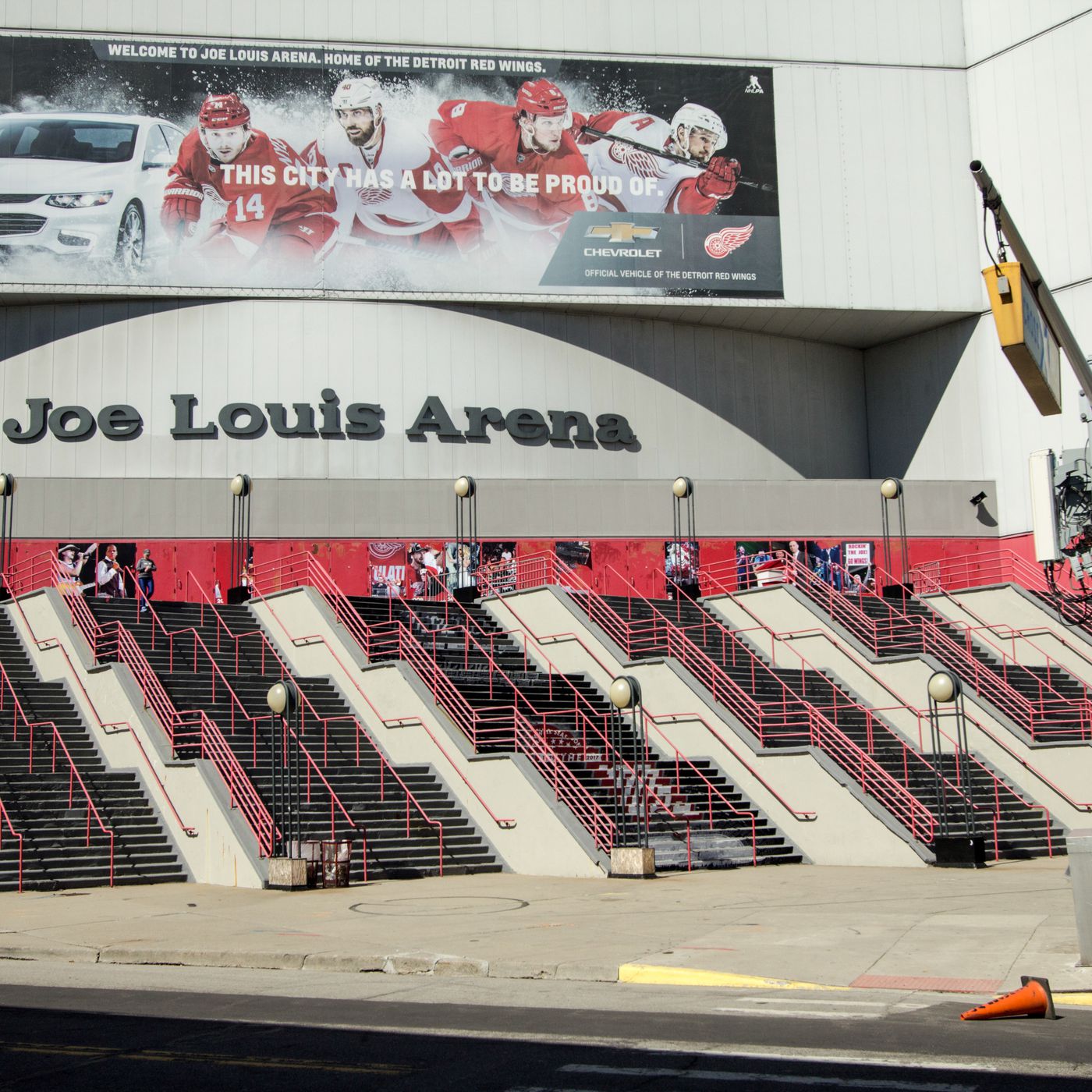 Joe Louis Arena demolition moves to next phase - Curbed Detroit