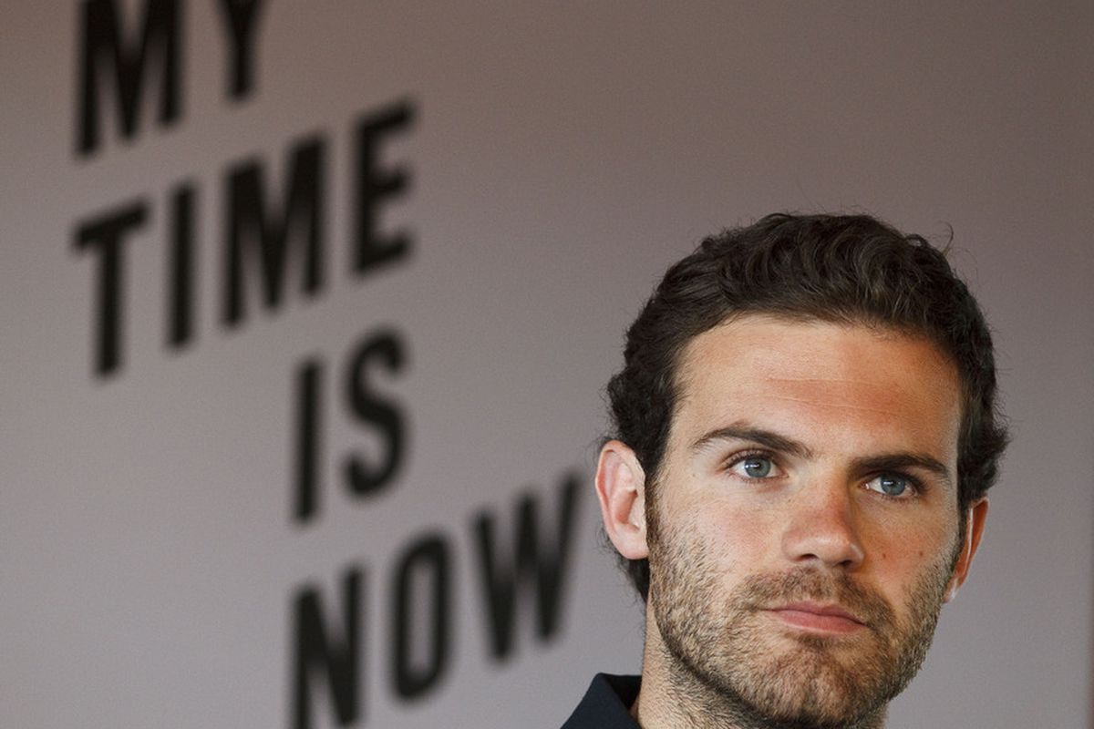 Incredibly, during his time off Mata's managed to learn how to physically project his thoughts onto walls.