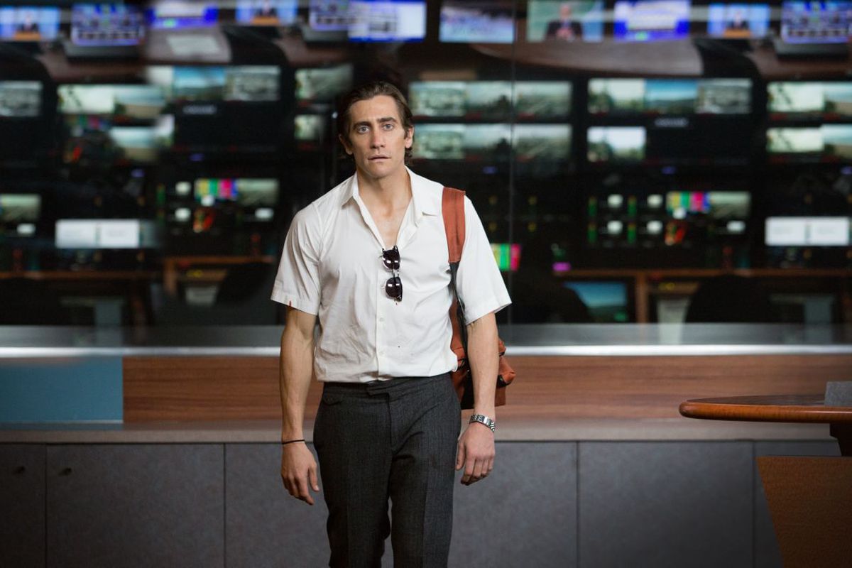 Jake Gyllenhaal's Lou Bloom, from the film Nightcrawler, may be the movie character of the year. 