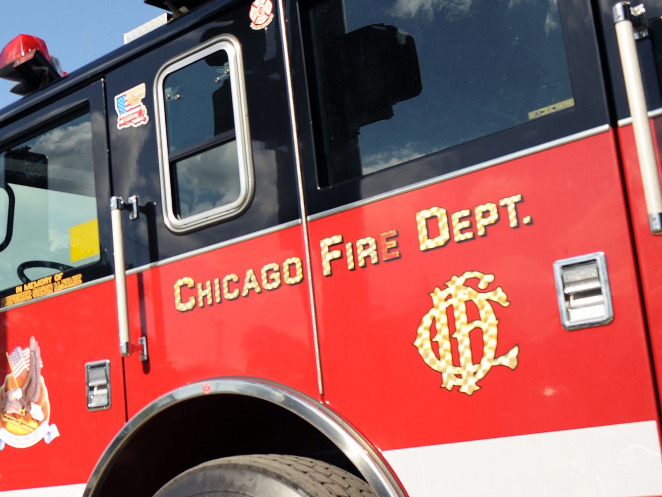 A Chicago Fire Department truck.