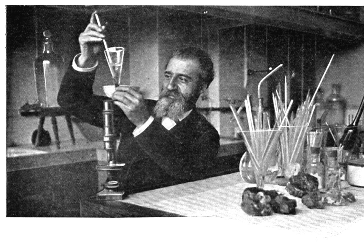 Henri Moissan, French chemist, c1900.
