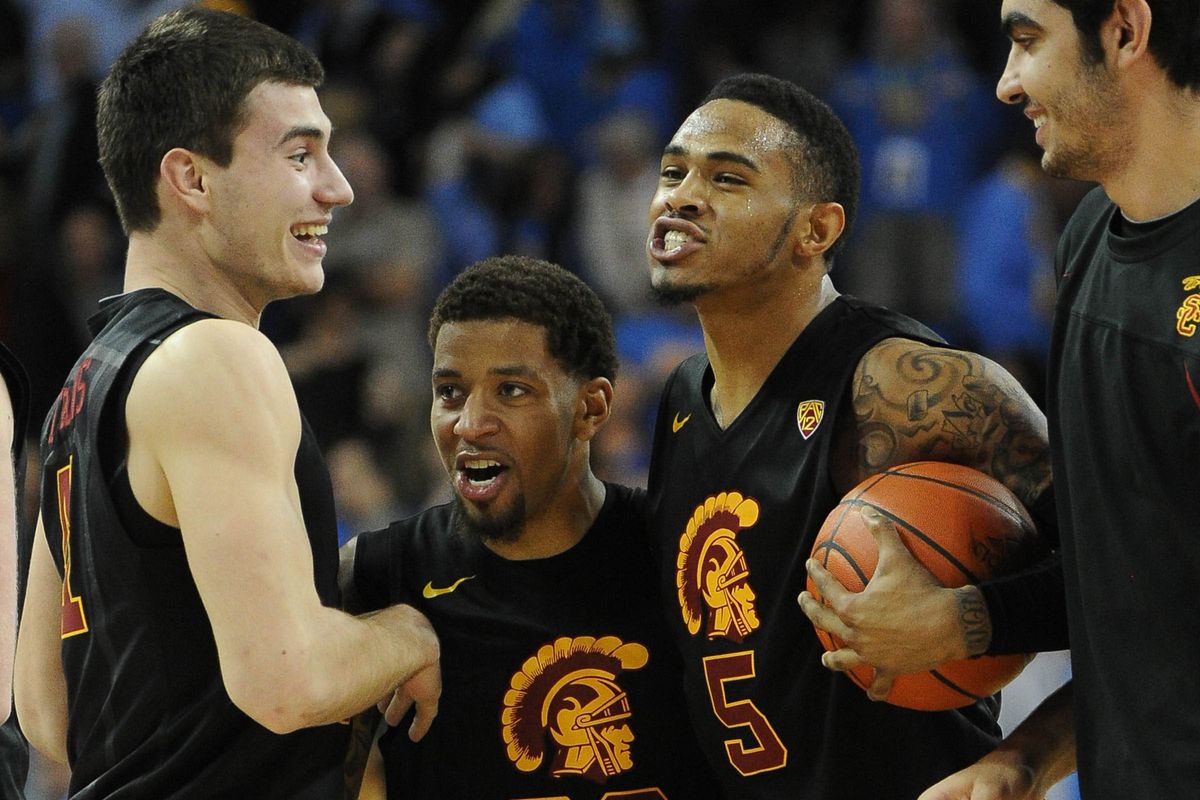 This must be avenged.  USC Players celebrating after win at Pauley.  