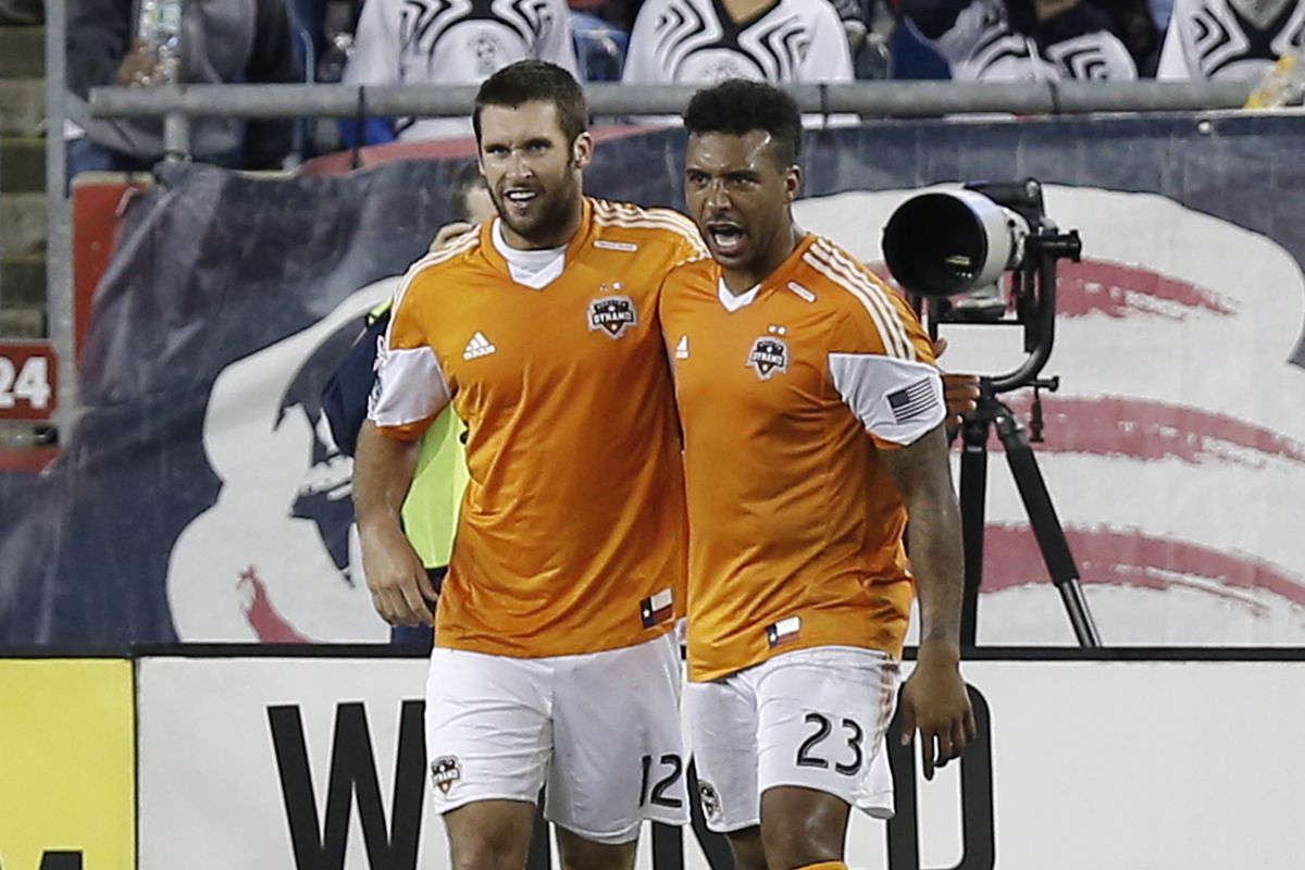 Will Bruin and Giles Barnes, Houston's striker tandem has been reunited at last - and it feels so good