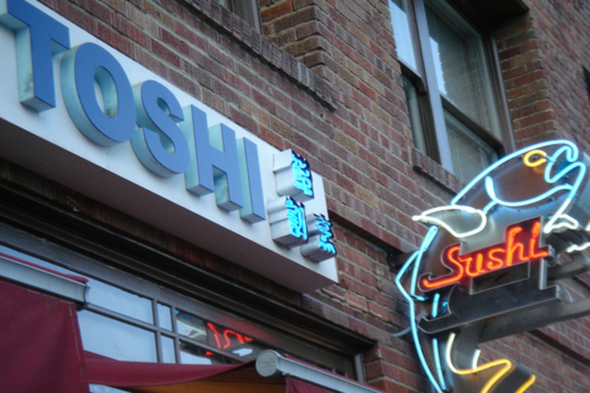 Toshi Sushi, Downtown. 