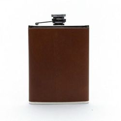 6oz. flask, <a href="http://carsonstreetclothiers.com/accessories/small-leather-goods/6oz-flask.html">$85</a> at <b>Carson Street Clothiers</b>