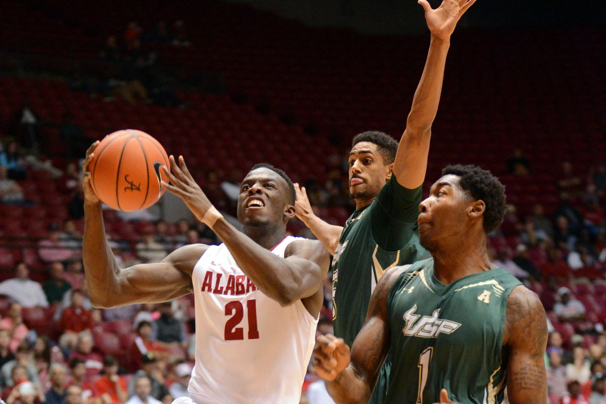 Rodney Cooper was the leading scorer for Alabama with 20 points in Tuesday nights win over South Florida