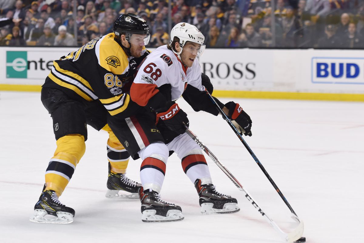 NHL: Stanley Cup Playoffs-Ottawa Senators at Boston Bruins