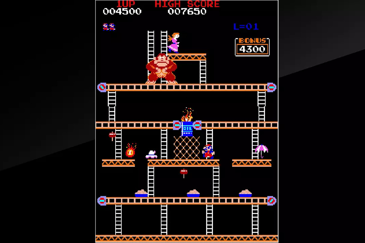 Donkey Kong Arcade Archives on Nintendo Switch