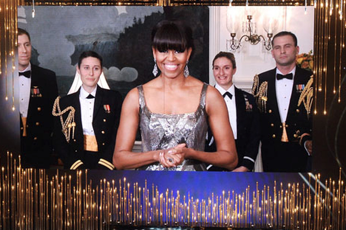 Image via <a href="http://www.hollywoodreporter.com/news/michelle-obama-at-oscars-2013-424051">Hollywood Reporter</a>