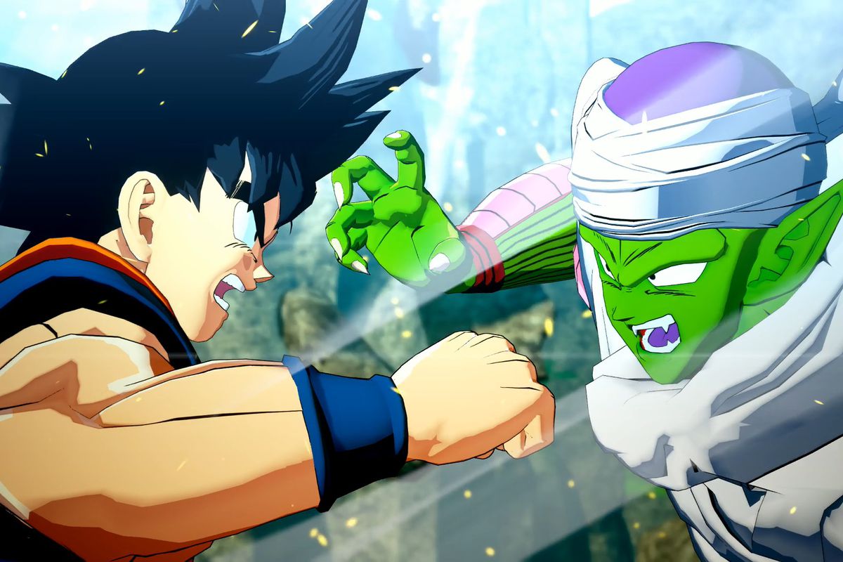 Goku fights Piccolo in Dragon Ball Z: Kakarot