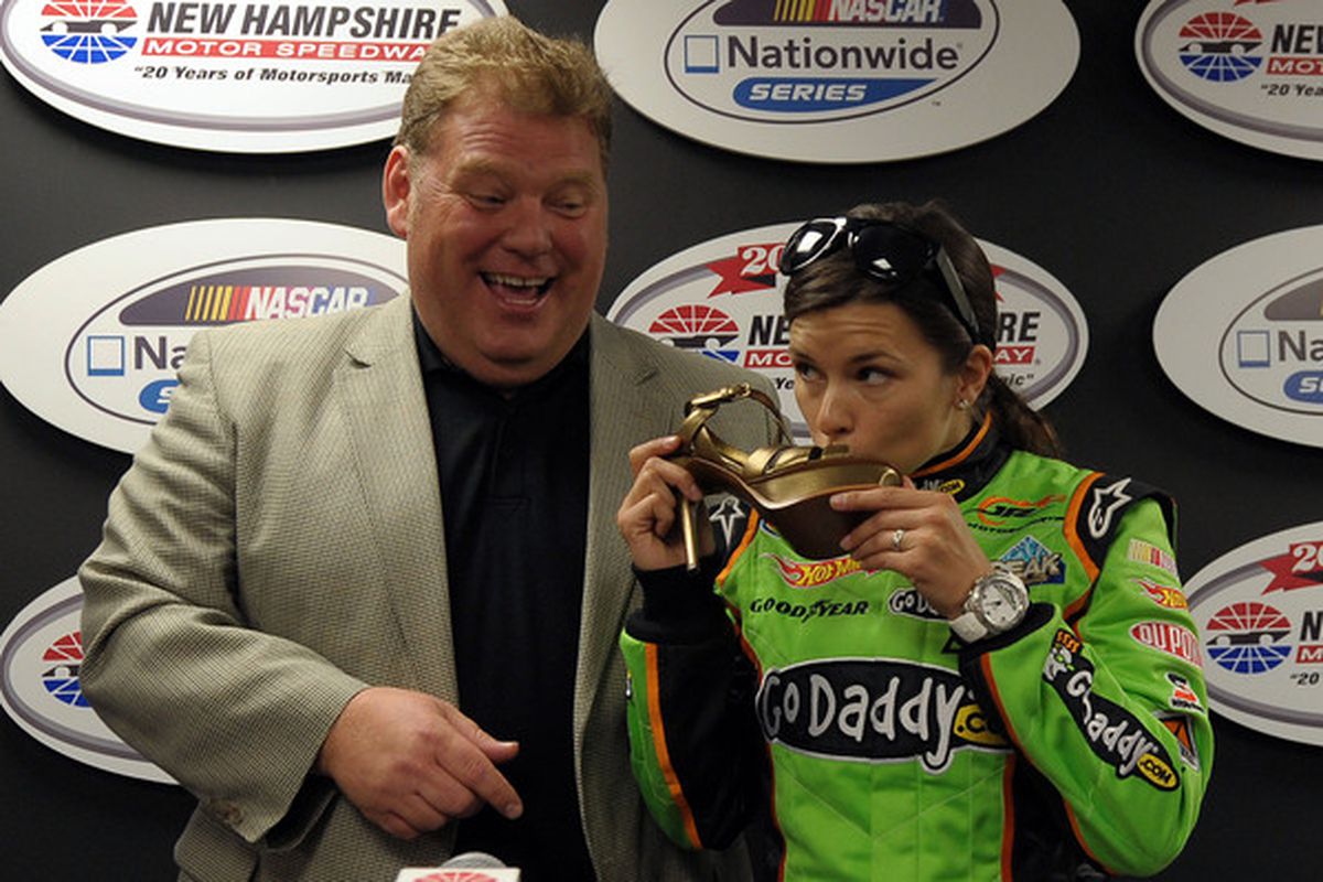 Danica Patrick topped SB Nation's NASCAR Twitter Rankings yet again this month. Time for another racetrack to give her a new pair of shoes like New Hampshire did?