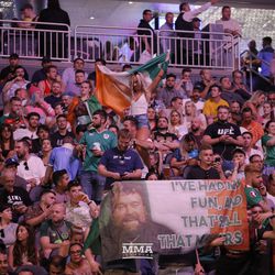 The fans came out in droves for Conor McGregor’s return.