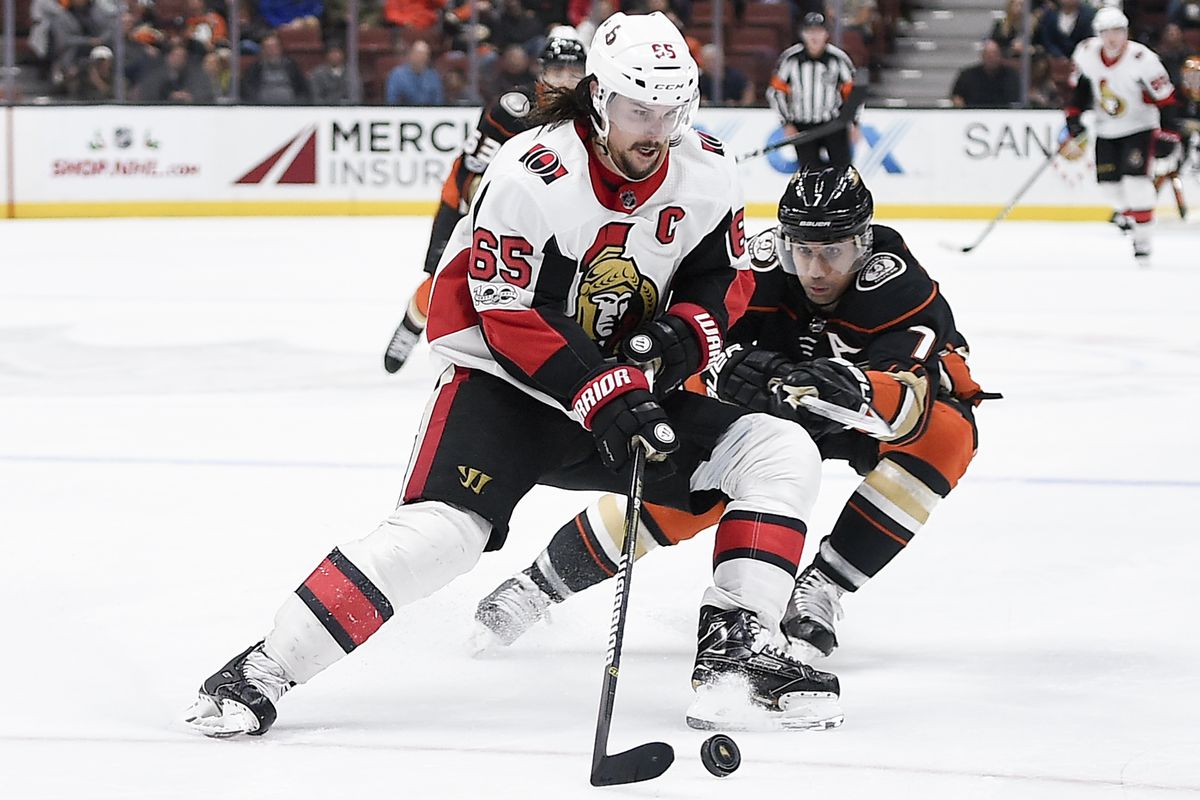 NHL: Ottawa Senators at Anaheim Ducks