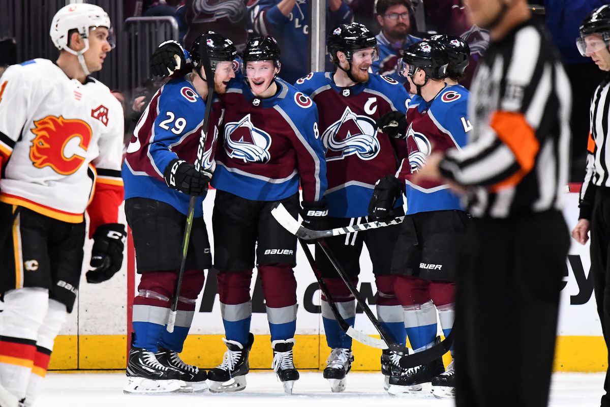 NHL: Stanley Cup Playoffs-Calgary Flames at Colorado Avalanche