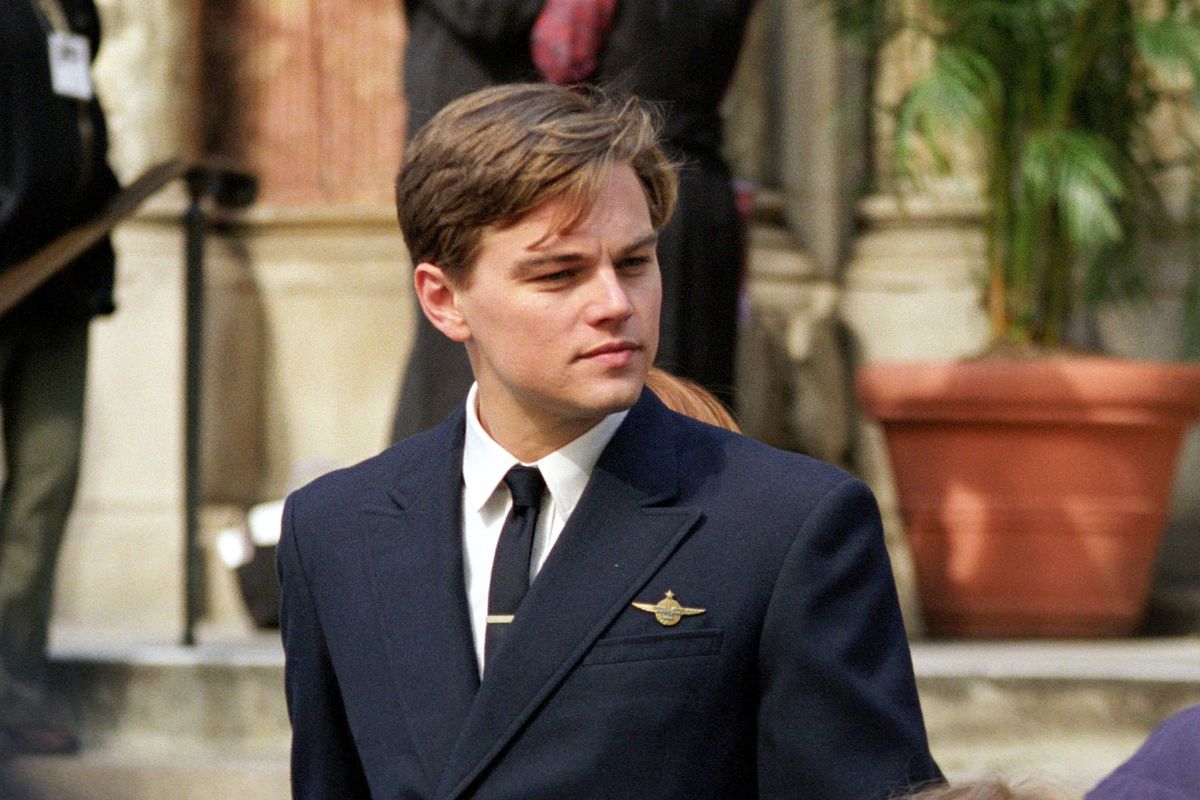DiCaprio Films “Catch Me If You Can” in New York
