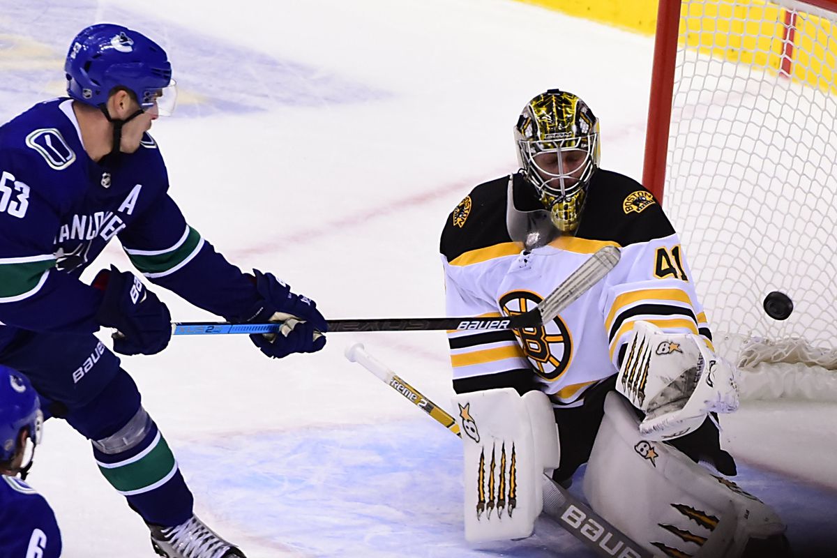 NHL: Boston Bruins at Vancouver Canucks