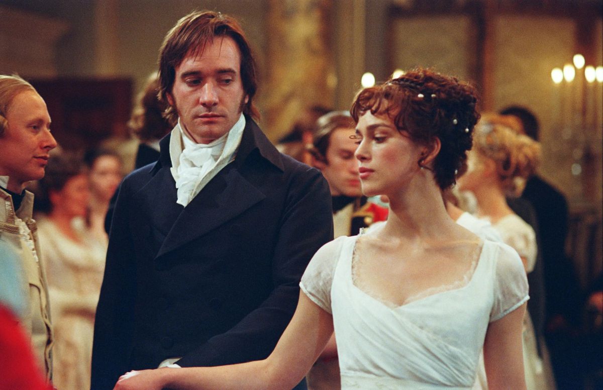 Mr. Darcy and Elizabeth Bennet about to dance at a ball!