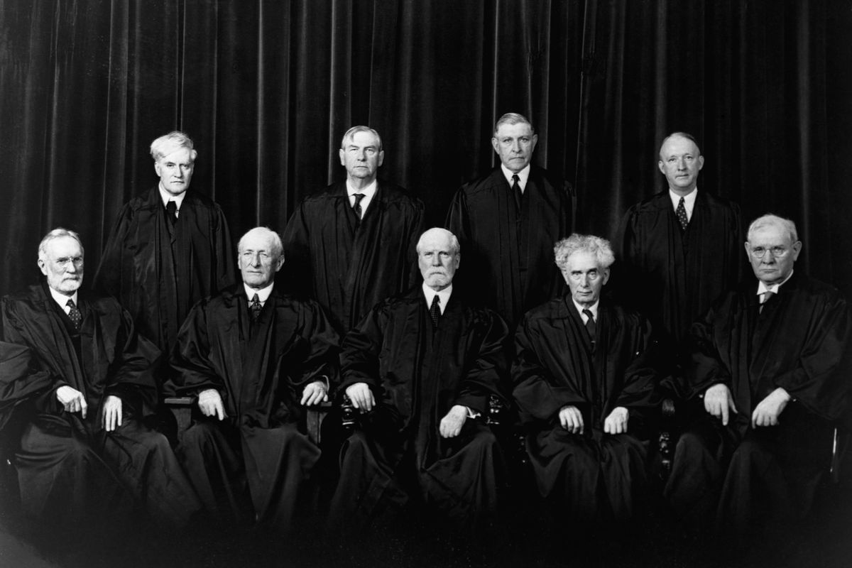 Supreme Court justices, 1937-38