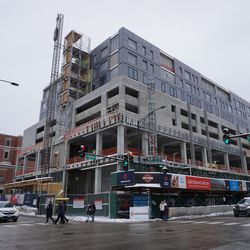 View of the Addison & Clark project, at Sheffield and Addison