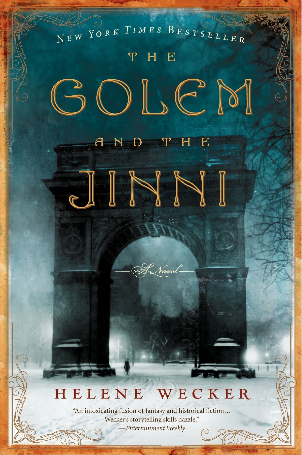 The cover of Helene Wecker’s The Golem and the Jinni