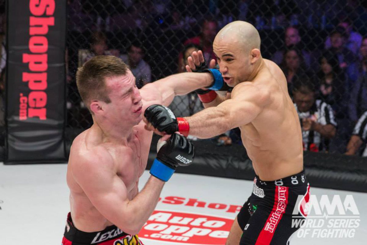 Marlon Moraes will try to defend his WSOF title at WSOF 28 on Saturday night.