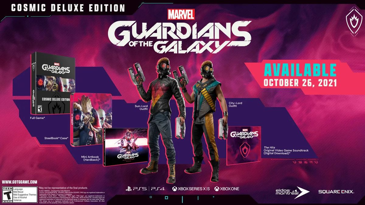 The Marvel’s Guardians of the Galaxy Deluxe Edition