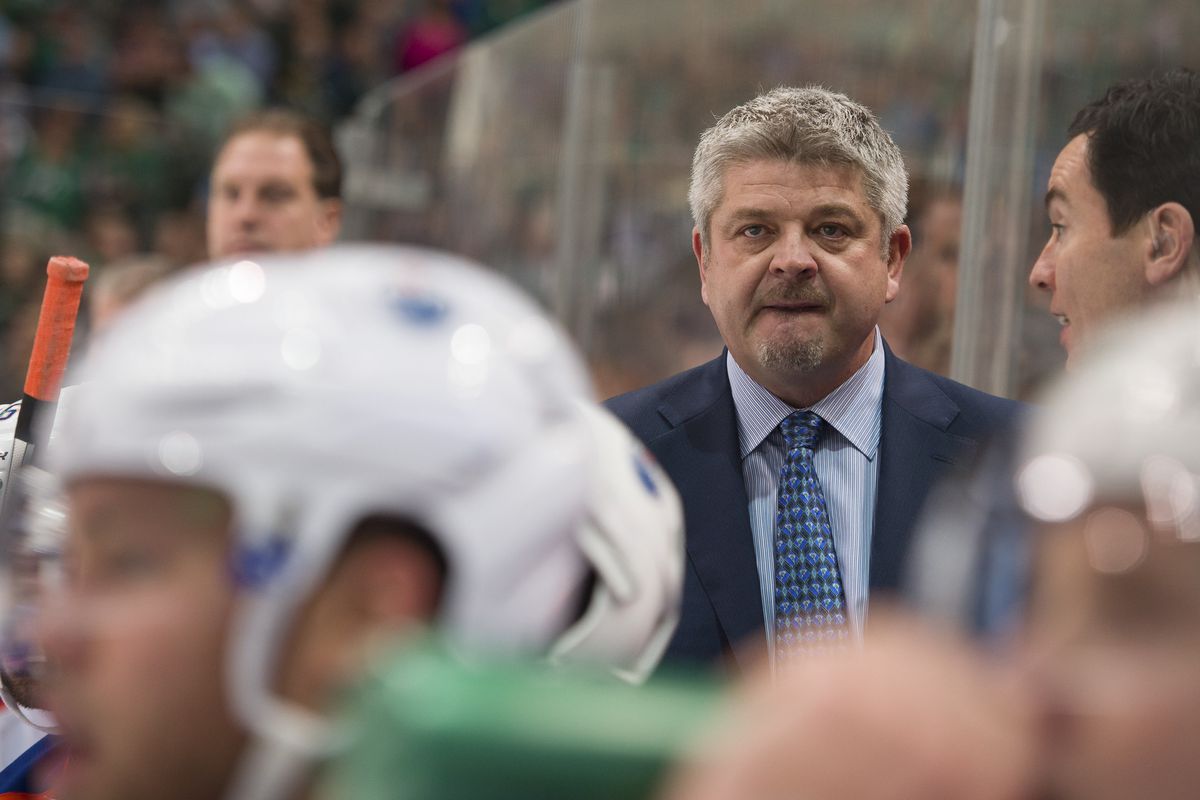 Todd McLellan is looking for his first win behind the Oilers bench.  