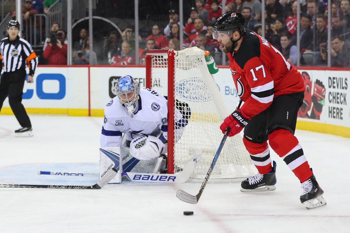NHL: Stanley Cup Playoffs-Tampa Bay Lightning at New Jersey Devils